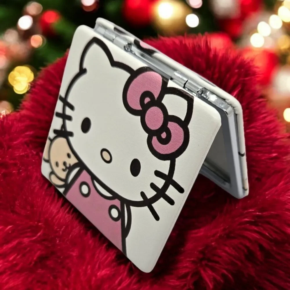 Hello Kitty Compact Mirror Sanrio Kawaii Travel Purse Mirror Coquette Y2K Gift